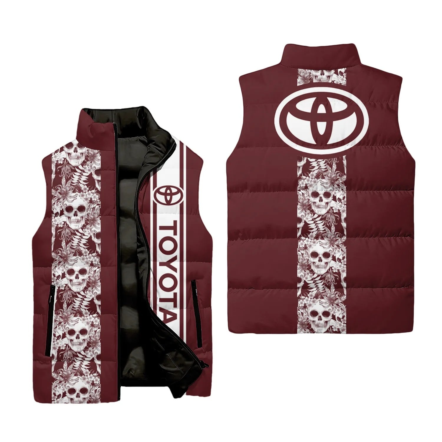 Toyota Sleeveless Puffer Jacket SHW042