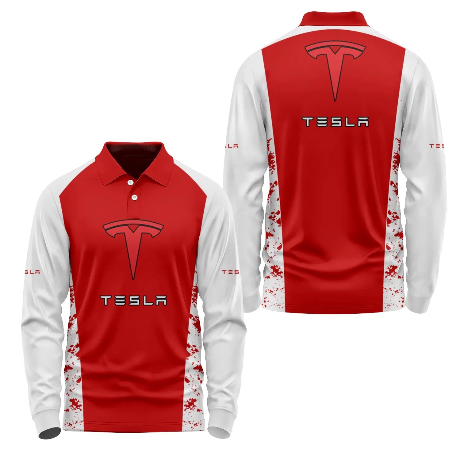 Tesla Long Sleeve Polo SC089