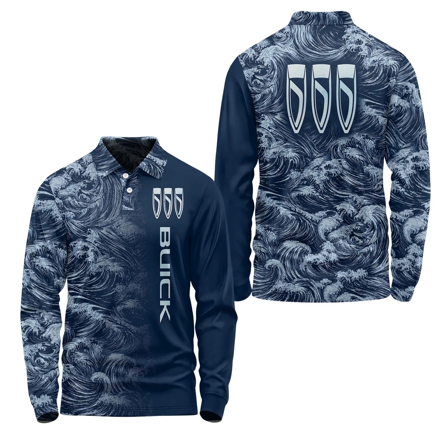 Buick Long Sleeve Polo SHW010
