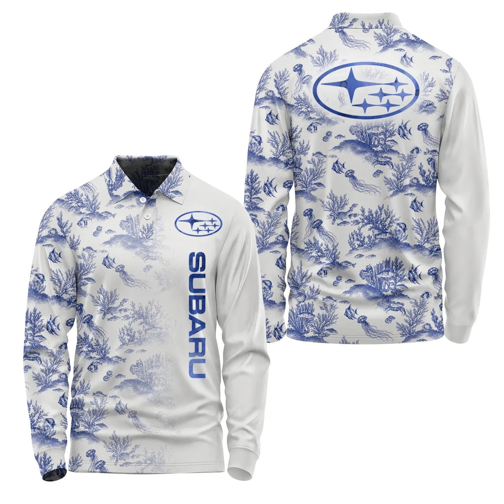 Subaru Long Sleeve Polo SHW009
