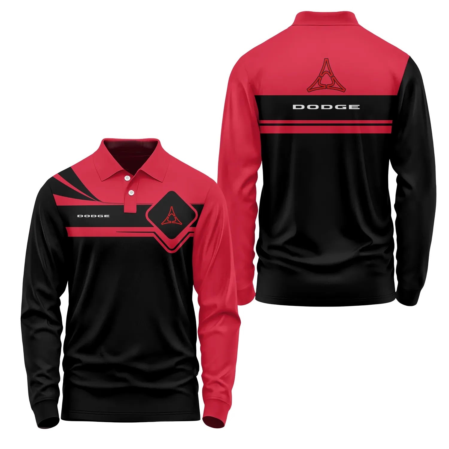 Dodge Long Sleeve Polo SC066
