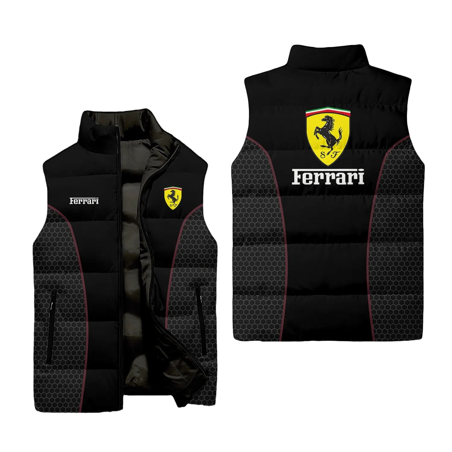 Ferrari Sleeveless Puffer Jacket SC072