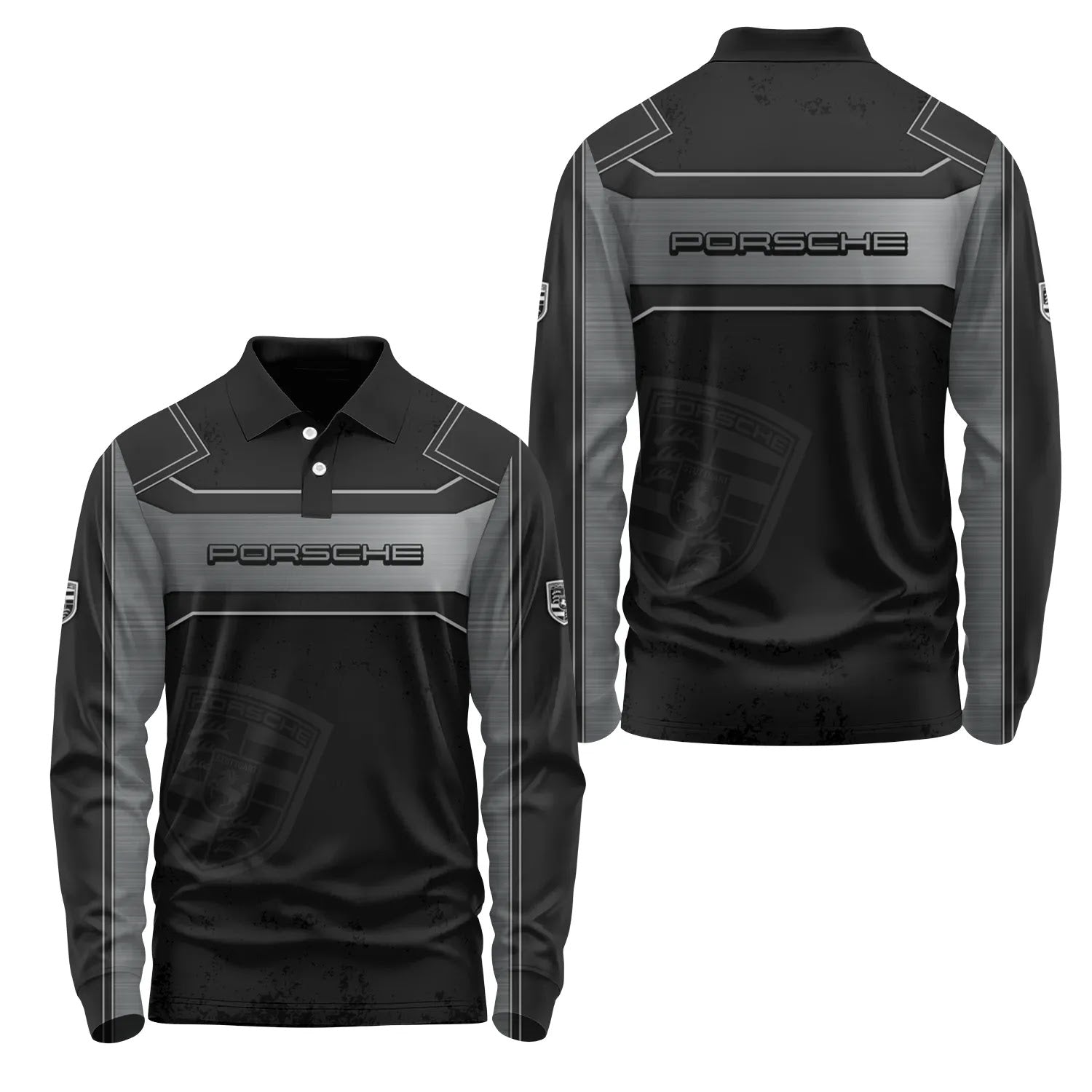 Porsche Long Sleeve Polo SC085