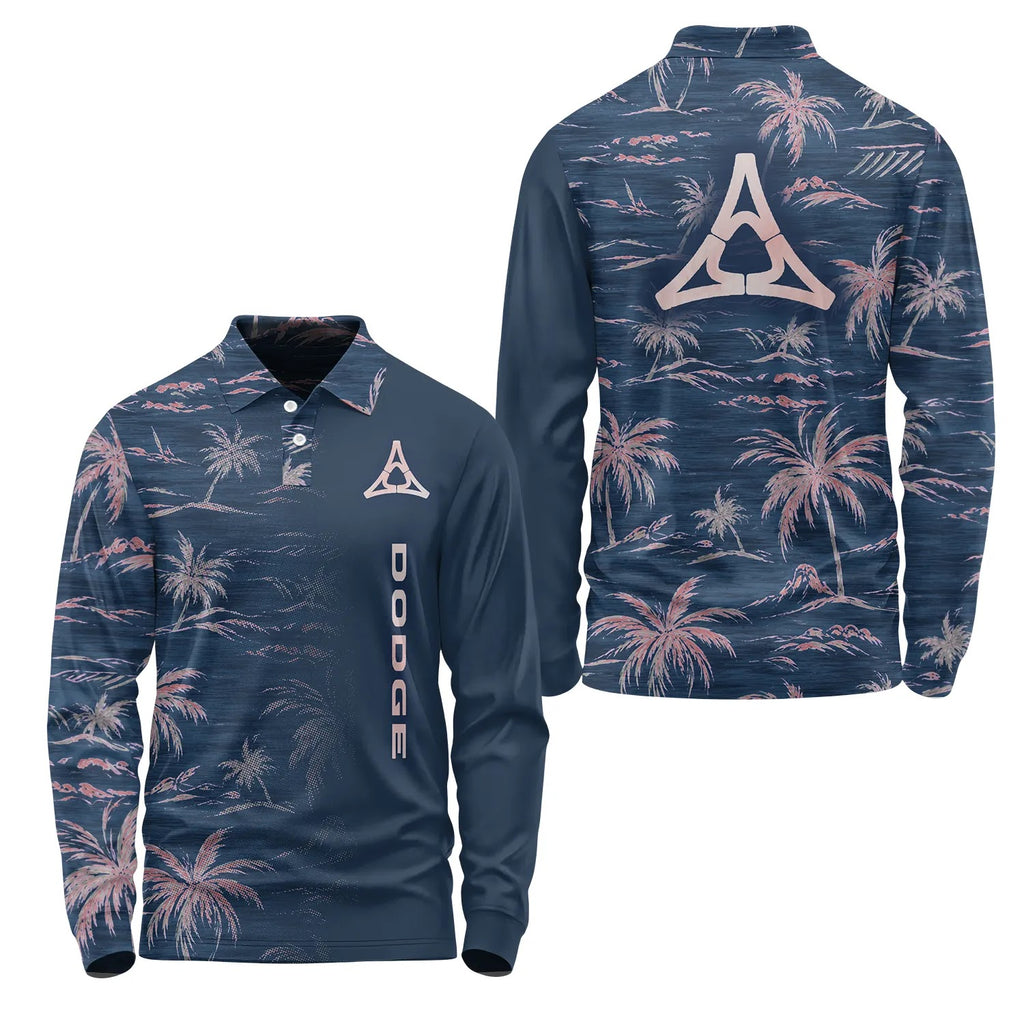 Dodge Long Sleeve Polo SHW013