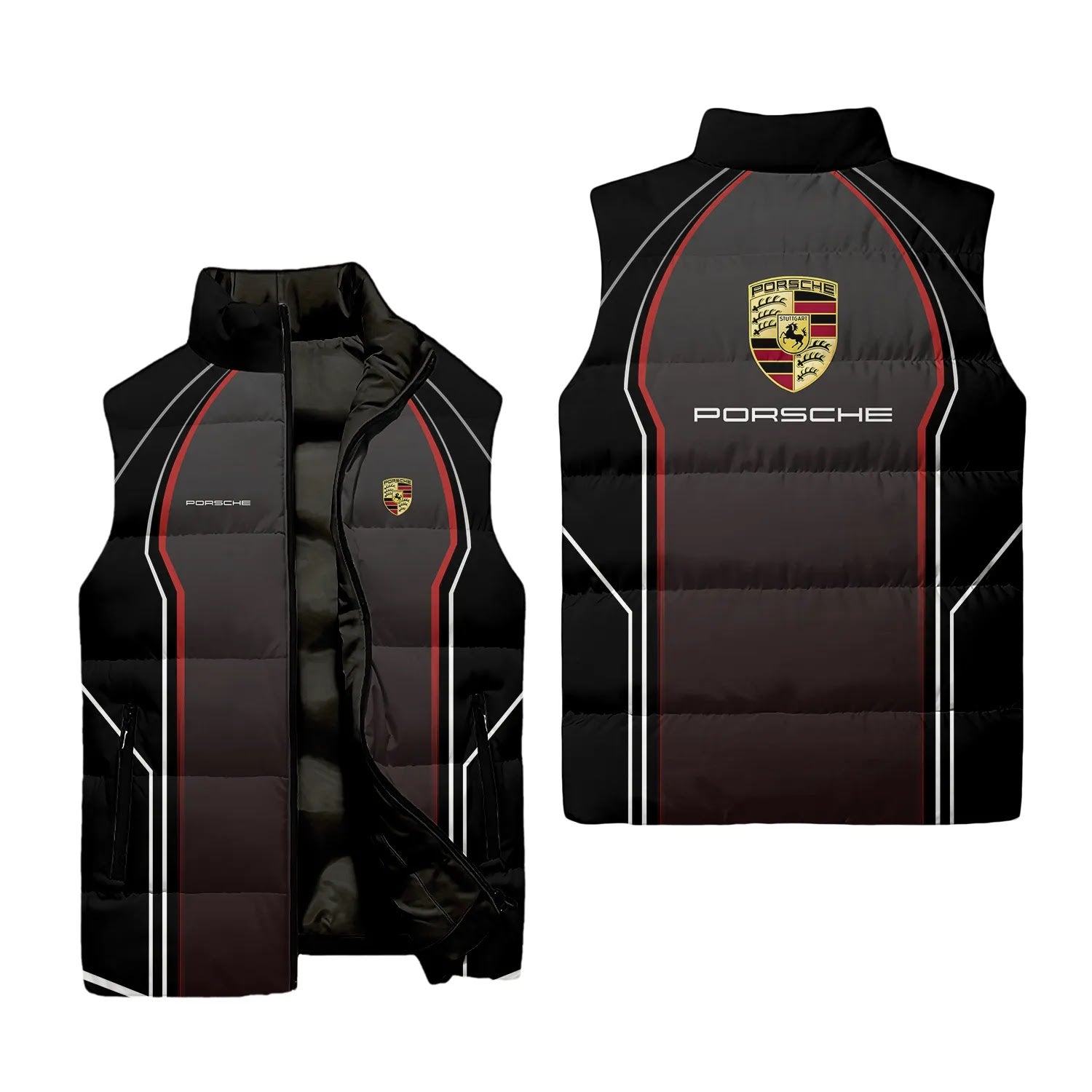 Porsche Sleeveless Puffer Jacket SC061