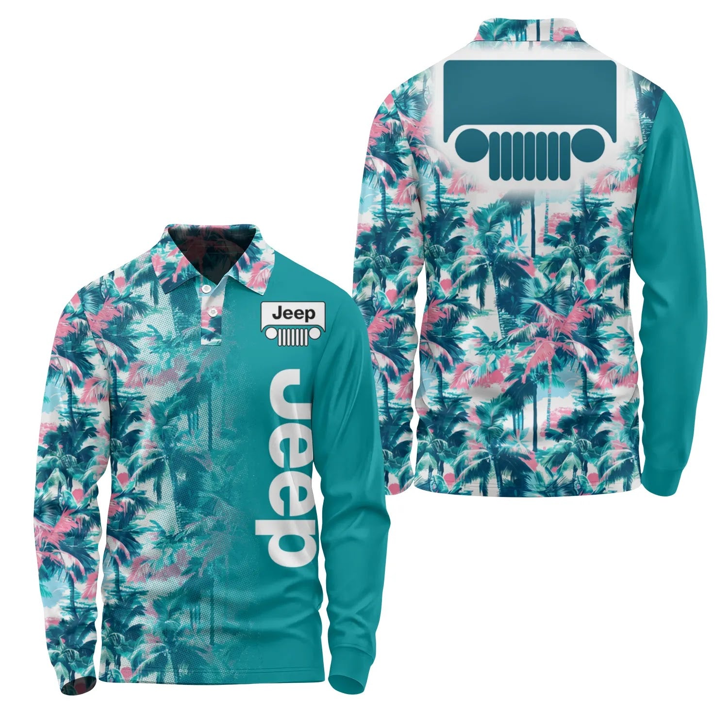 Jeep Long Sleeve Polo SHW061