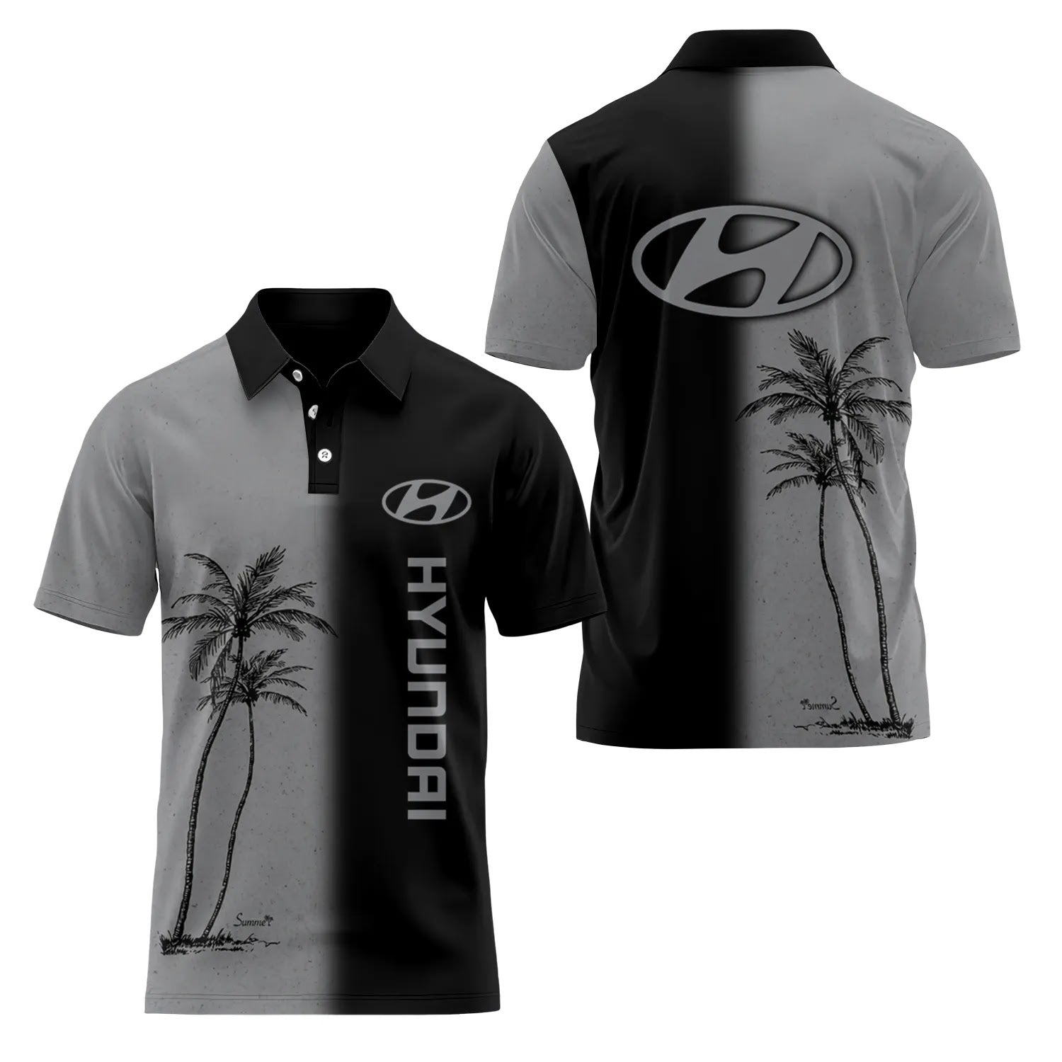 Hyundai Short Sleeve Polo SHW037