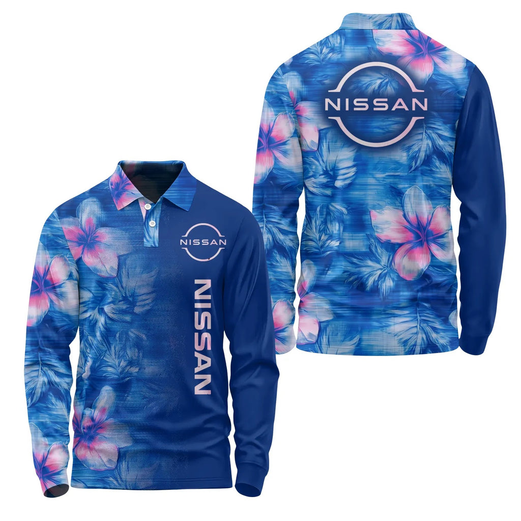 Nissan Long Sleeve Polo SHW057