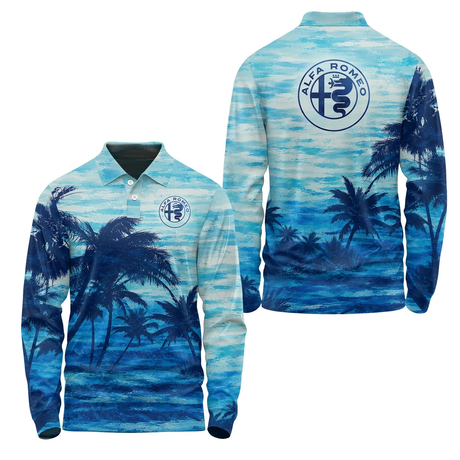 Alfa Romeo Long Sleeve Polo SHW048