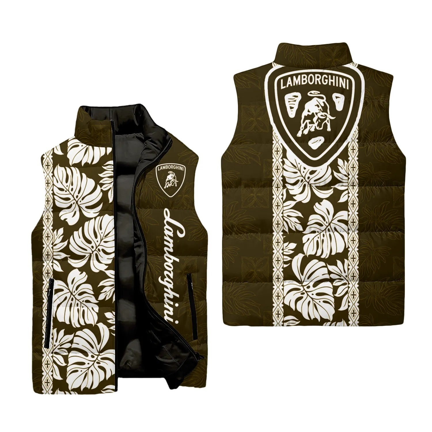 Lamborghini Sleeveless Puffer Jacket SHW046