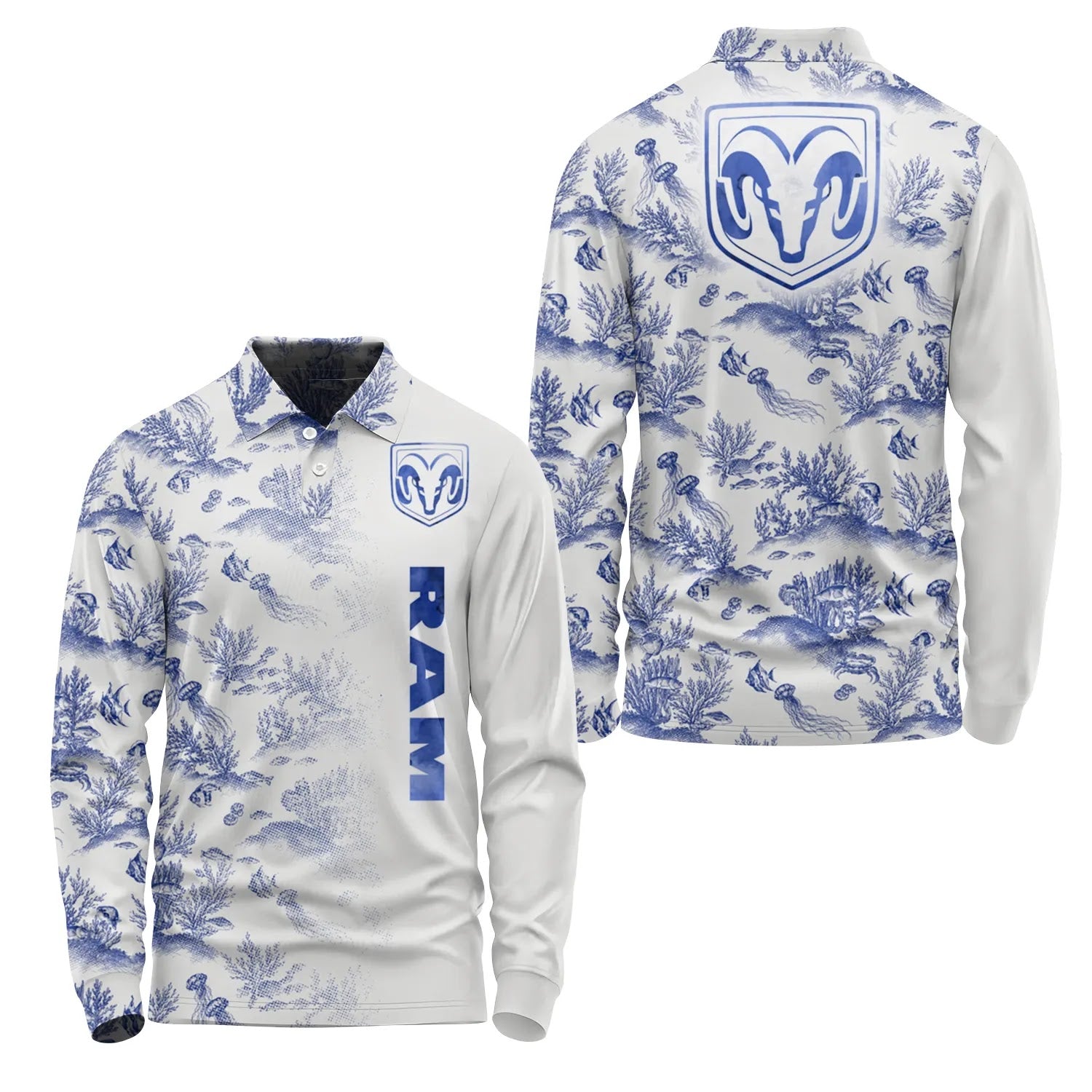Ram Long Sleeve Polo SHW009