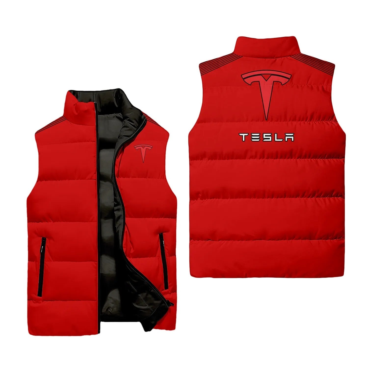 Tesla Sleeveless Puffer Jacket SC057