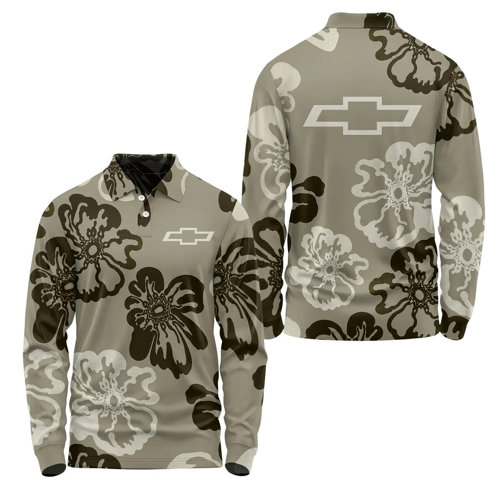 Chevrolet Long Sleeve Polo SHW073