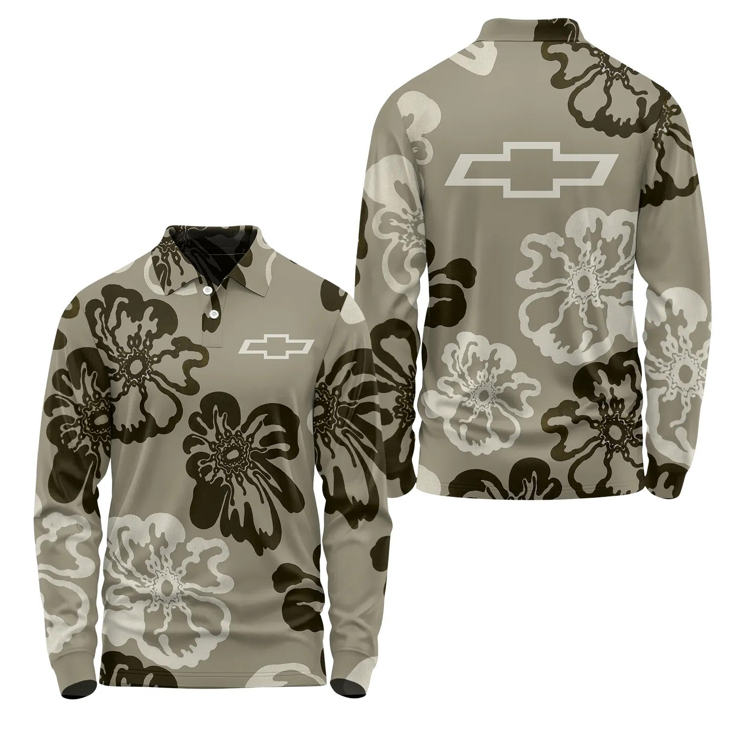 Chevrolet Long Sleeve Polo SHW073
