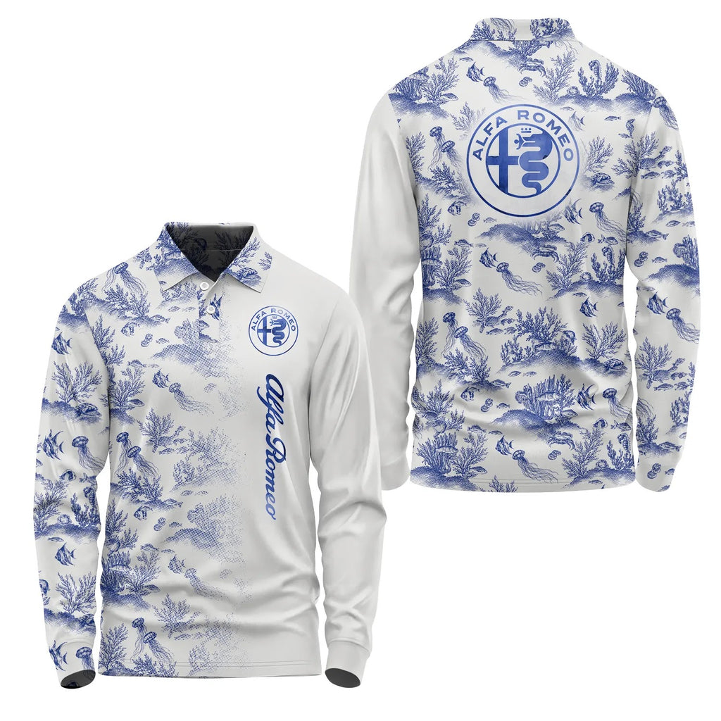 Alfa Romeo Long Sleeve Polo SHW009
