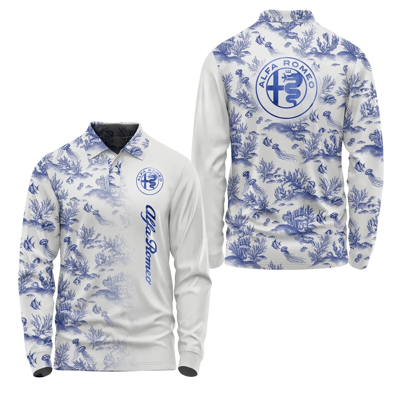 Alfa Romeo Long Sleeve Polo SHW009