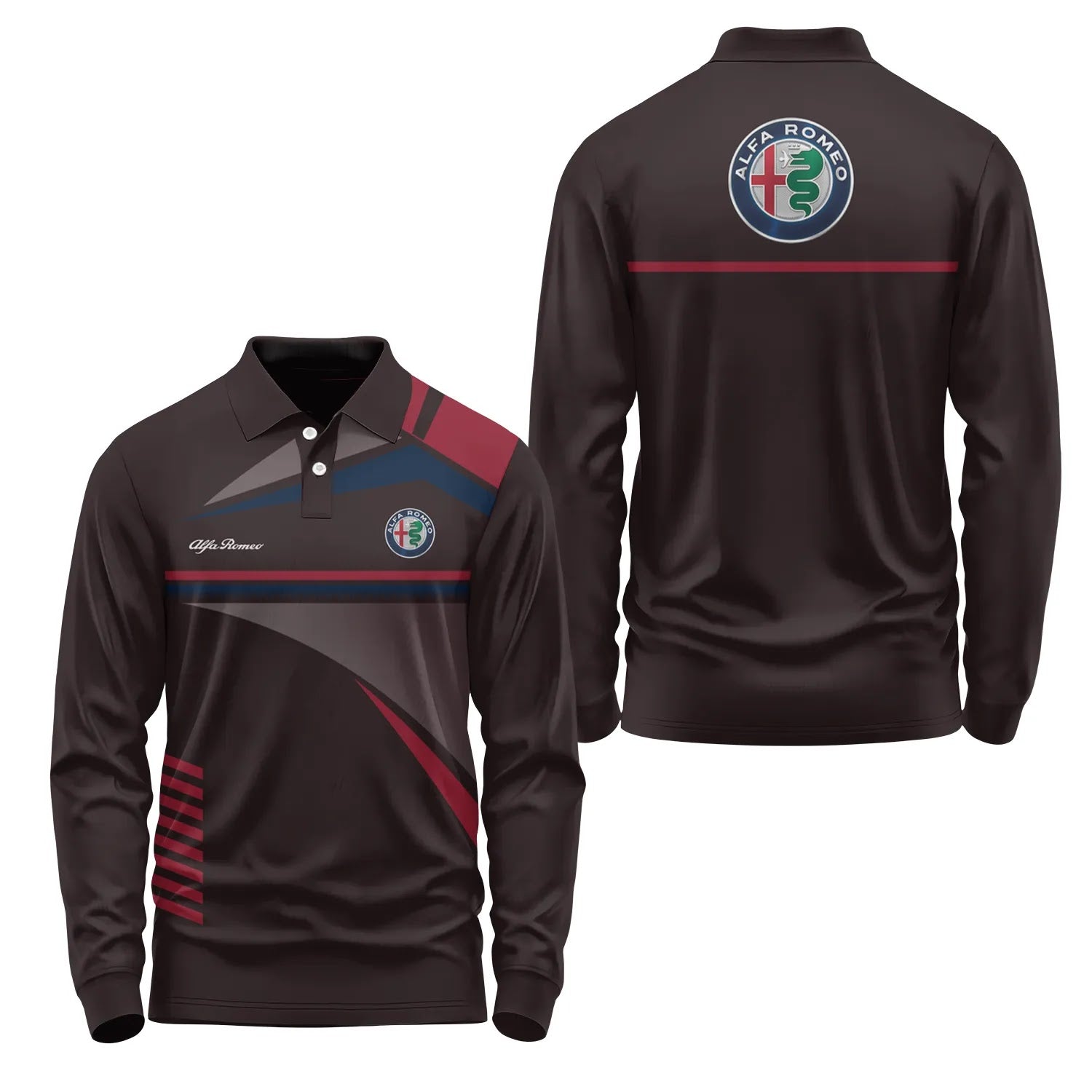 Alfa Romeo Long Sleeve Polo SC067
