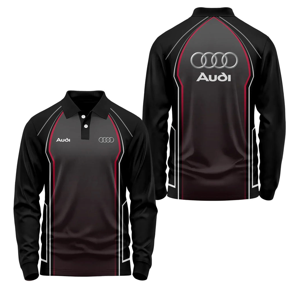 Audi Long Sleeve Polo SC061