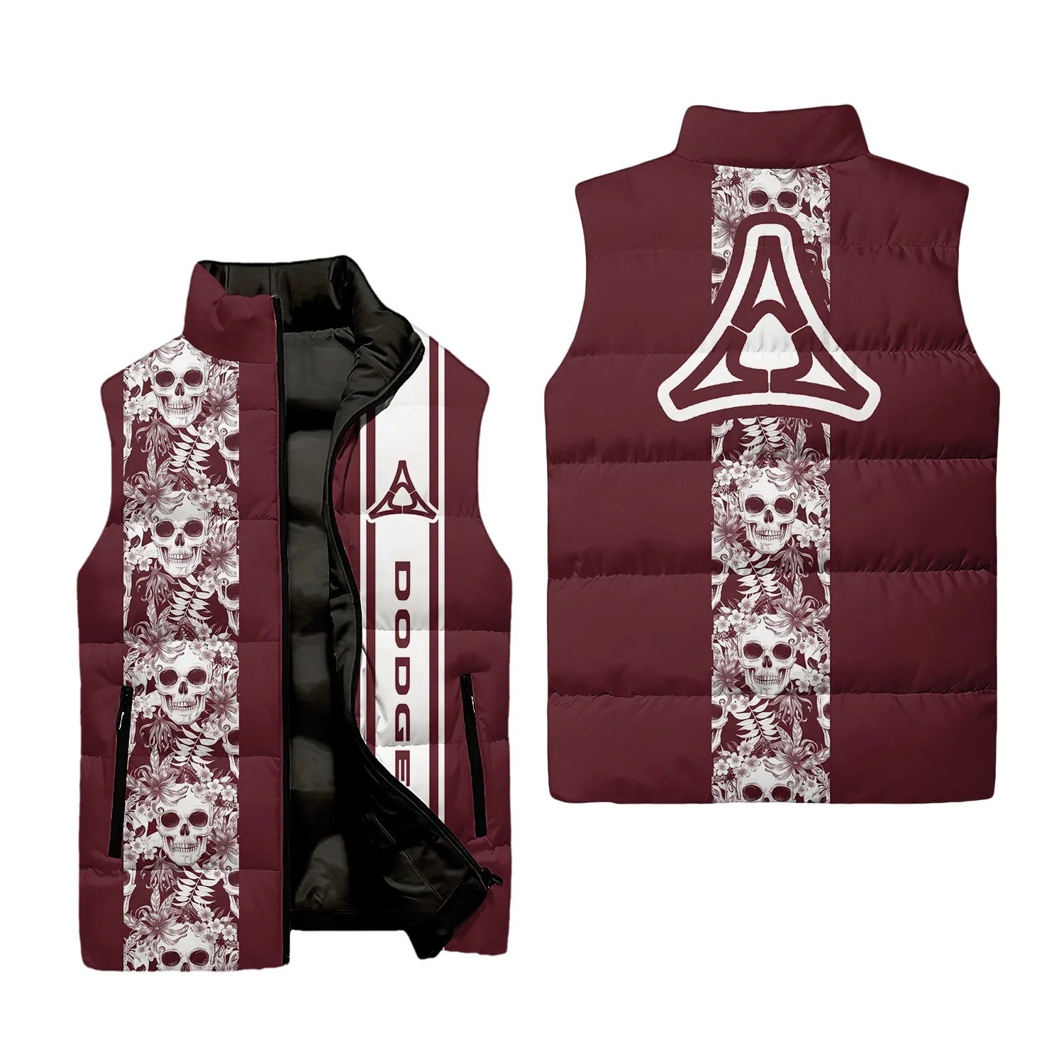 Dodge Sleeveless Puffer Jacket SHW042