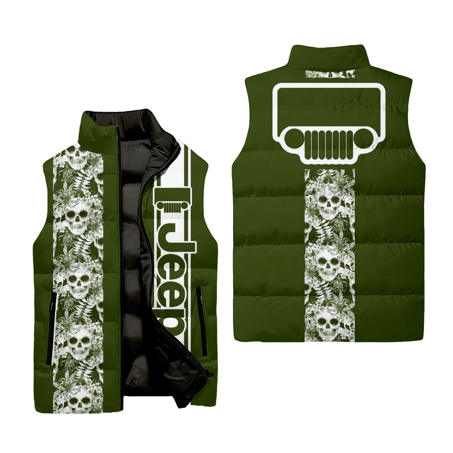 Jeep Sleeveless Puffer Jacket SHW042