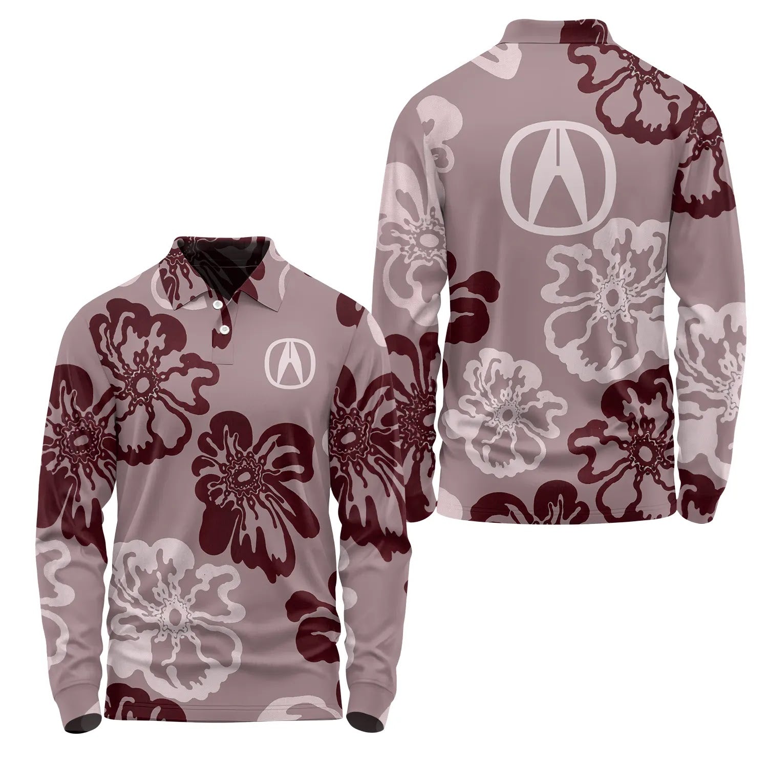 Acura Long Sleeve Polo SHW073