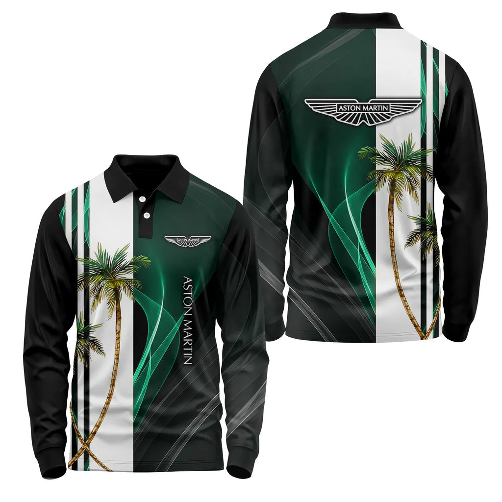 Aston Martin Long Sleeve Polo SHW036