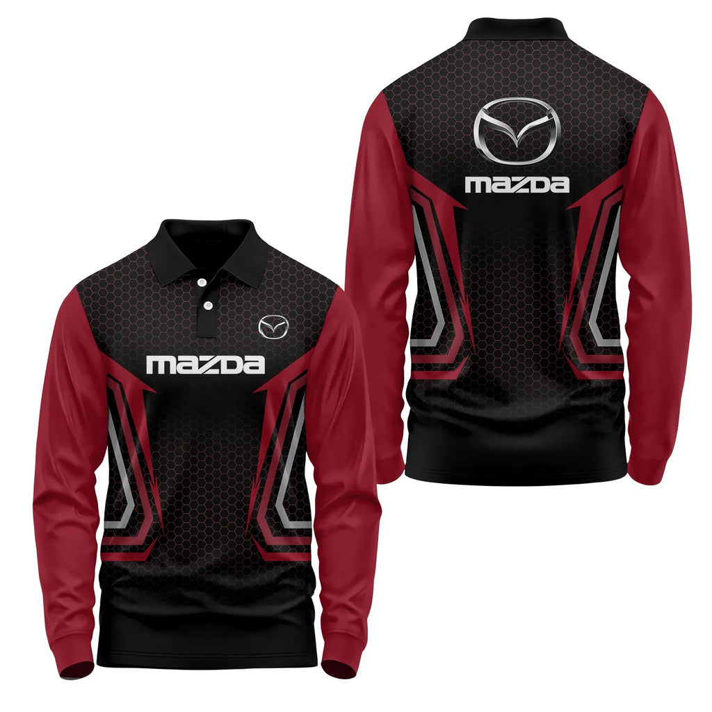 Mazda Long Sleeve Polo SC075