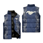 Ford Mustang Sleeveless Puffer Jacket SHW045