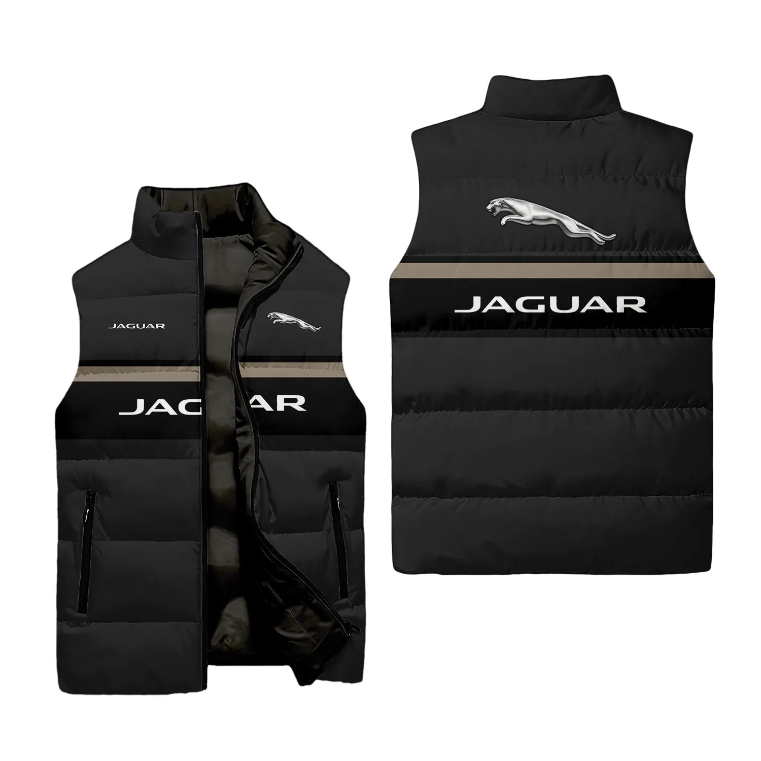 Jaguar Sleeveless Puffer Jacket SC051