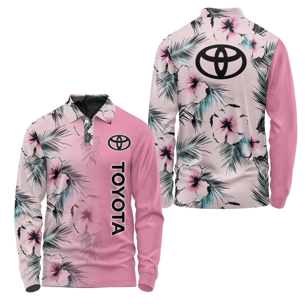 Toyota Long Sleeve Polo SHW056