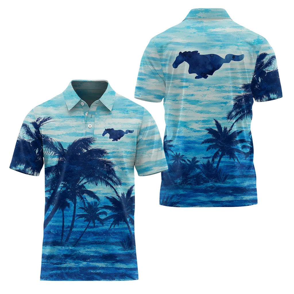 Ford Mustang Short Sleeve Polo SHW048