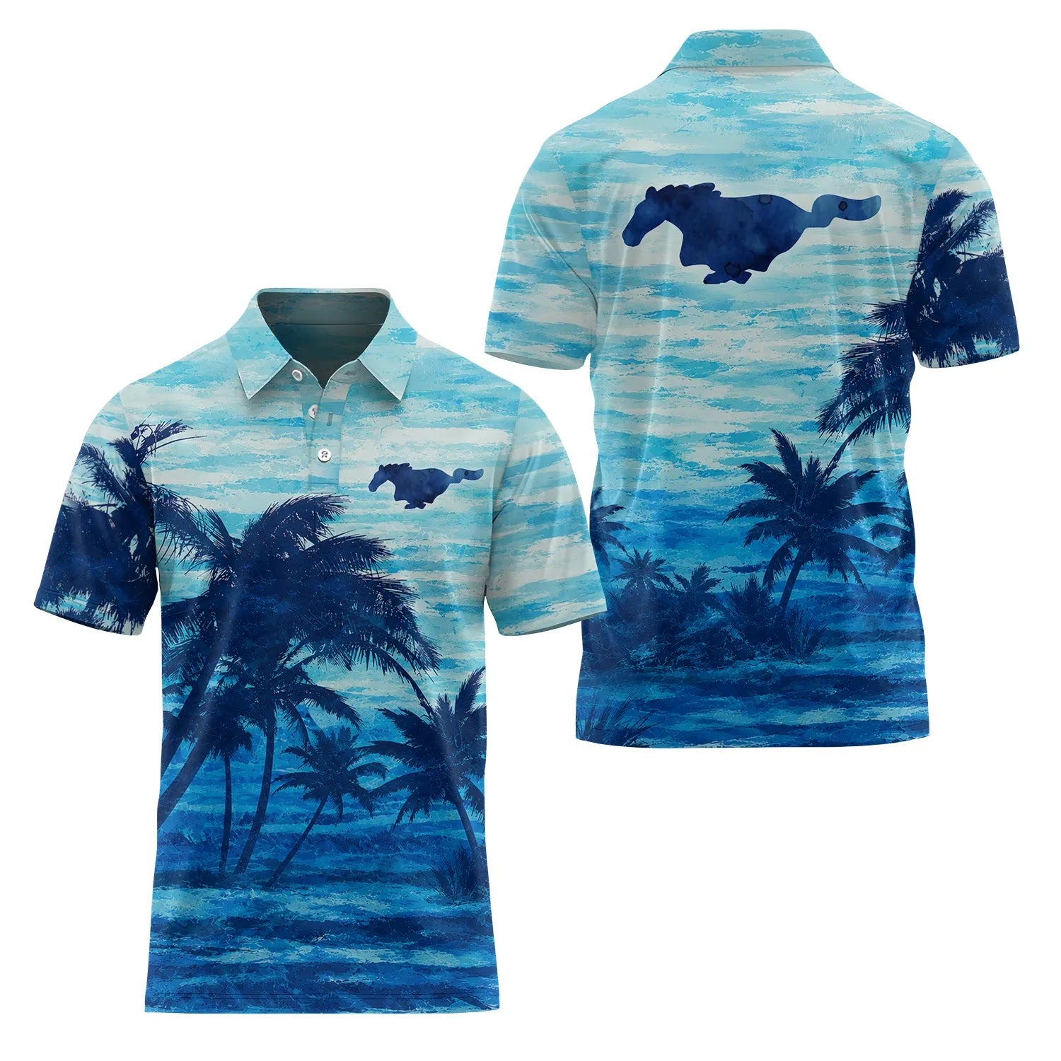 Ford Mustang Short Sleeve Polo SHW048