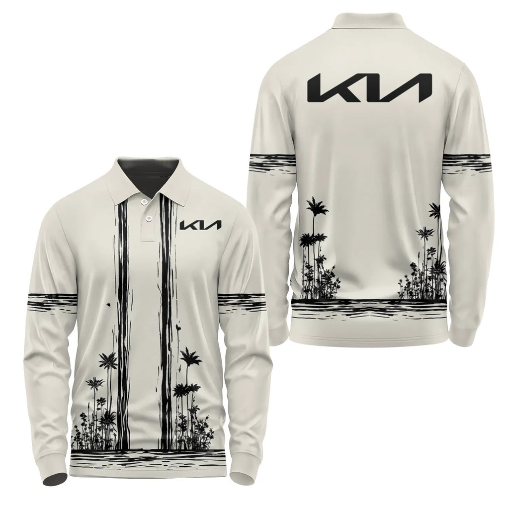 Kia Long Sleeve Polo SHW043