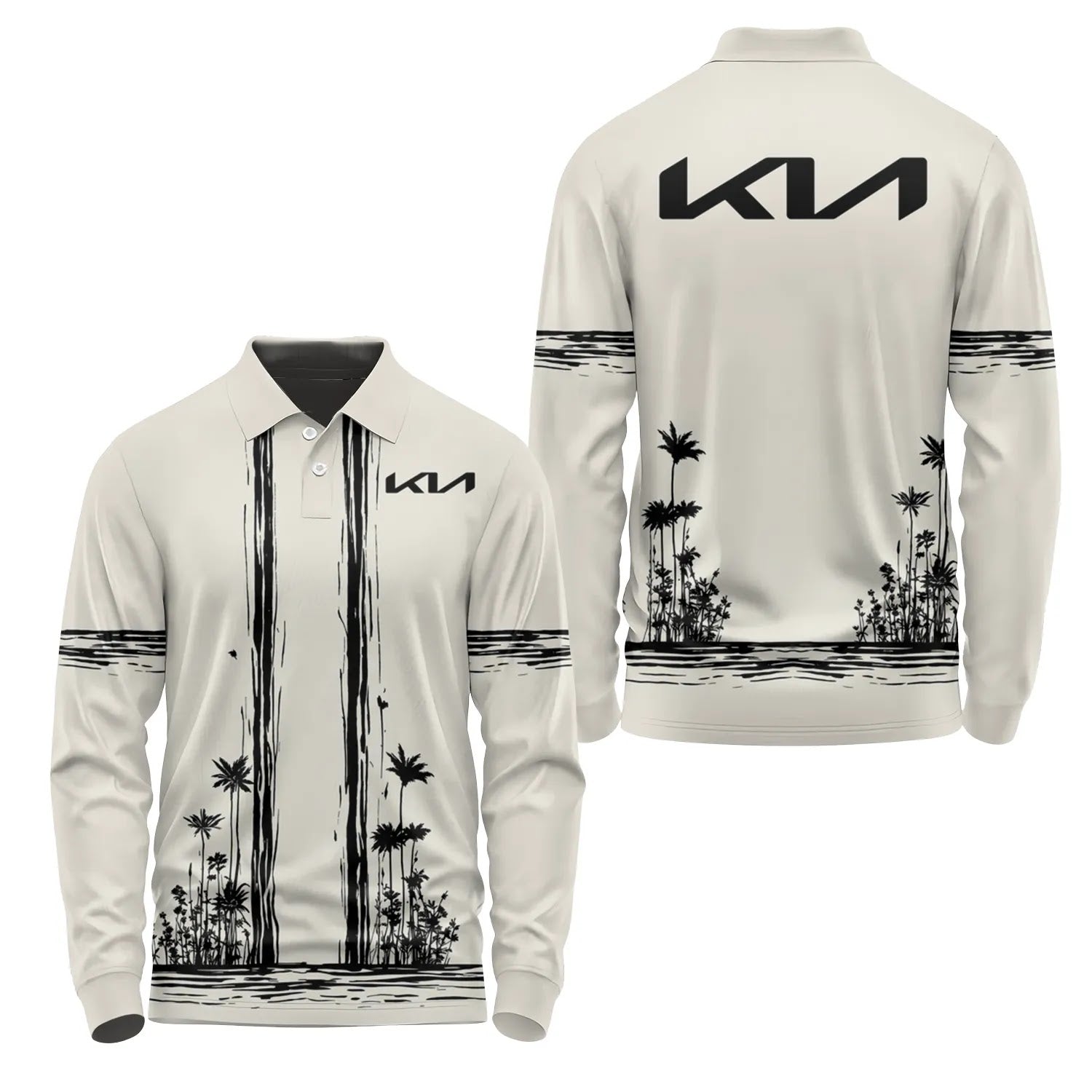 Kia Long Sleeve Polo SHW043