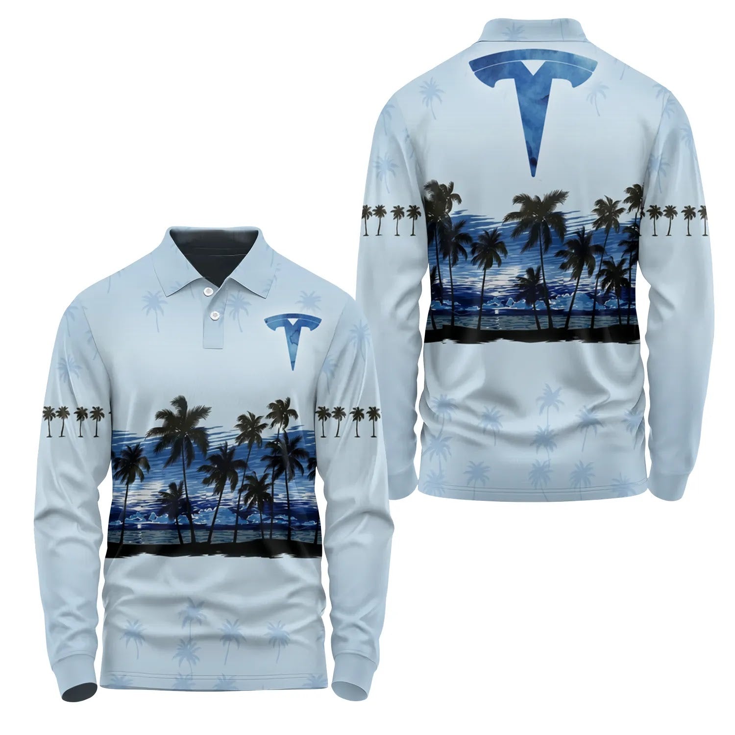 Tesla Long Sleeve Polo SHW016