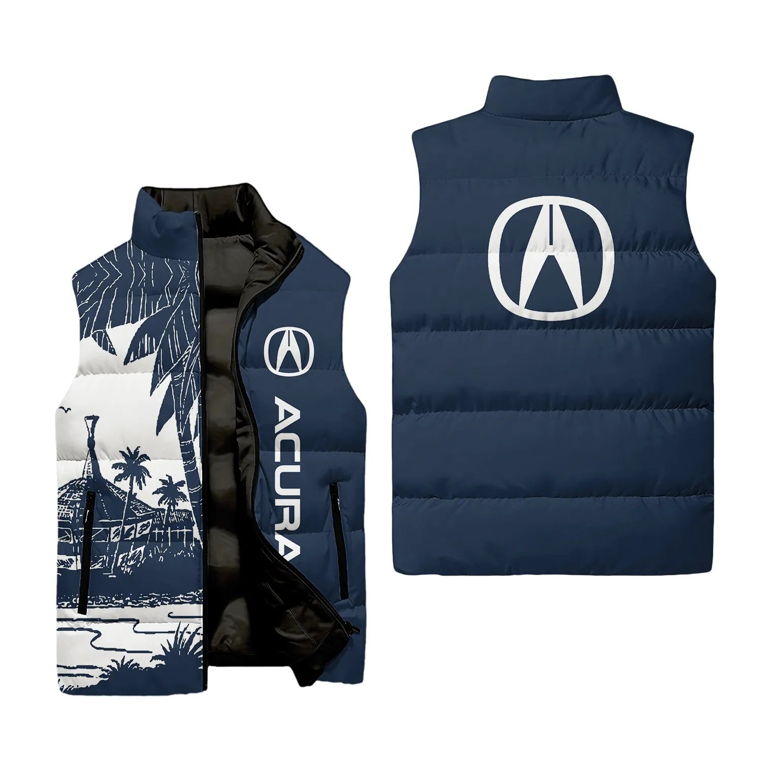 Acura Sleeveless Puffer Jacket SHW031