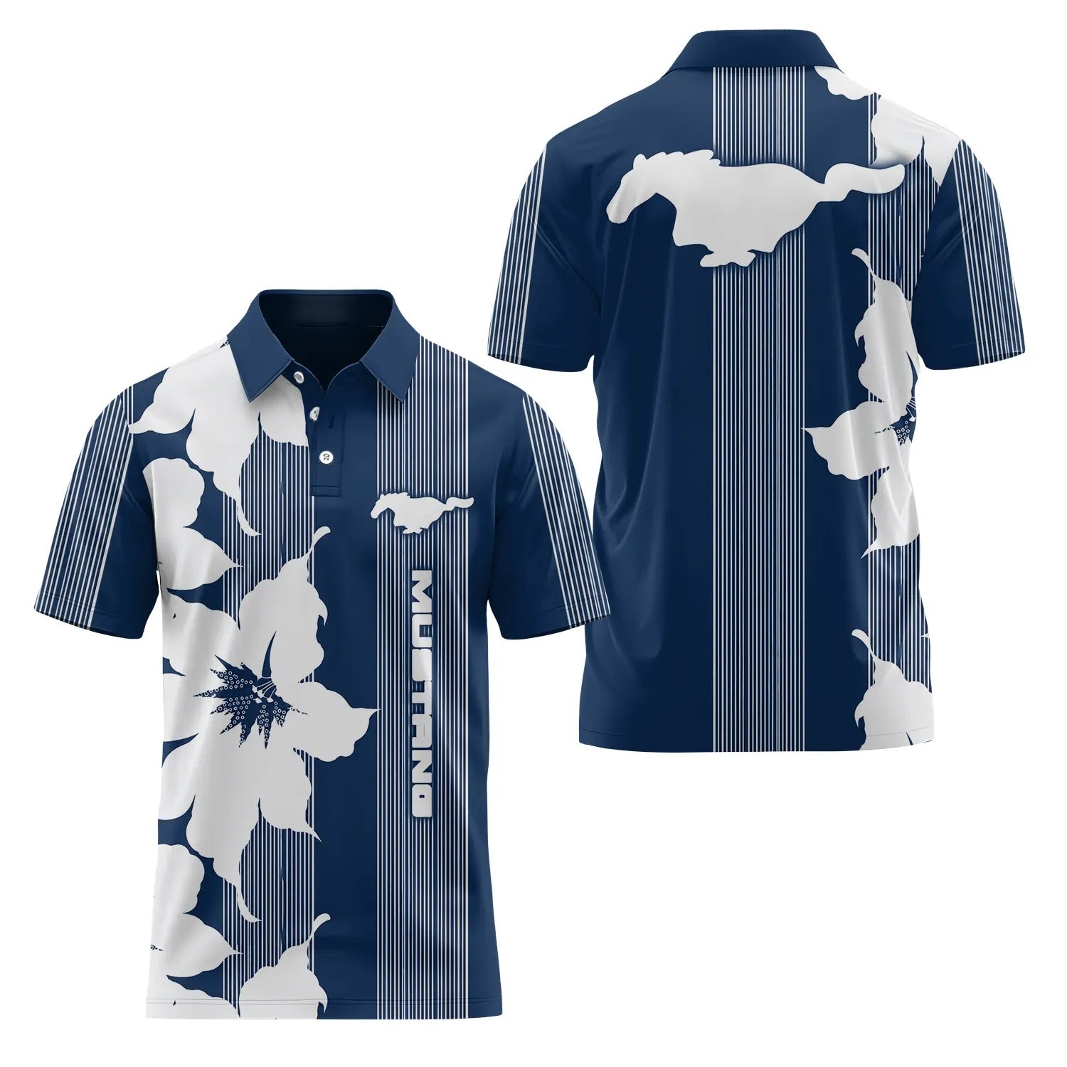 Ford Mustang Short Sleeve Polo SHW039
