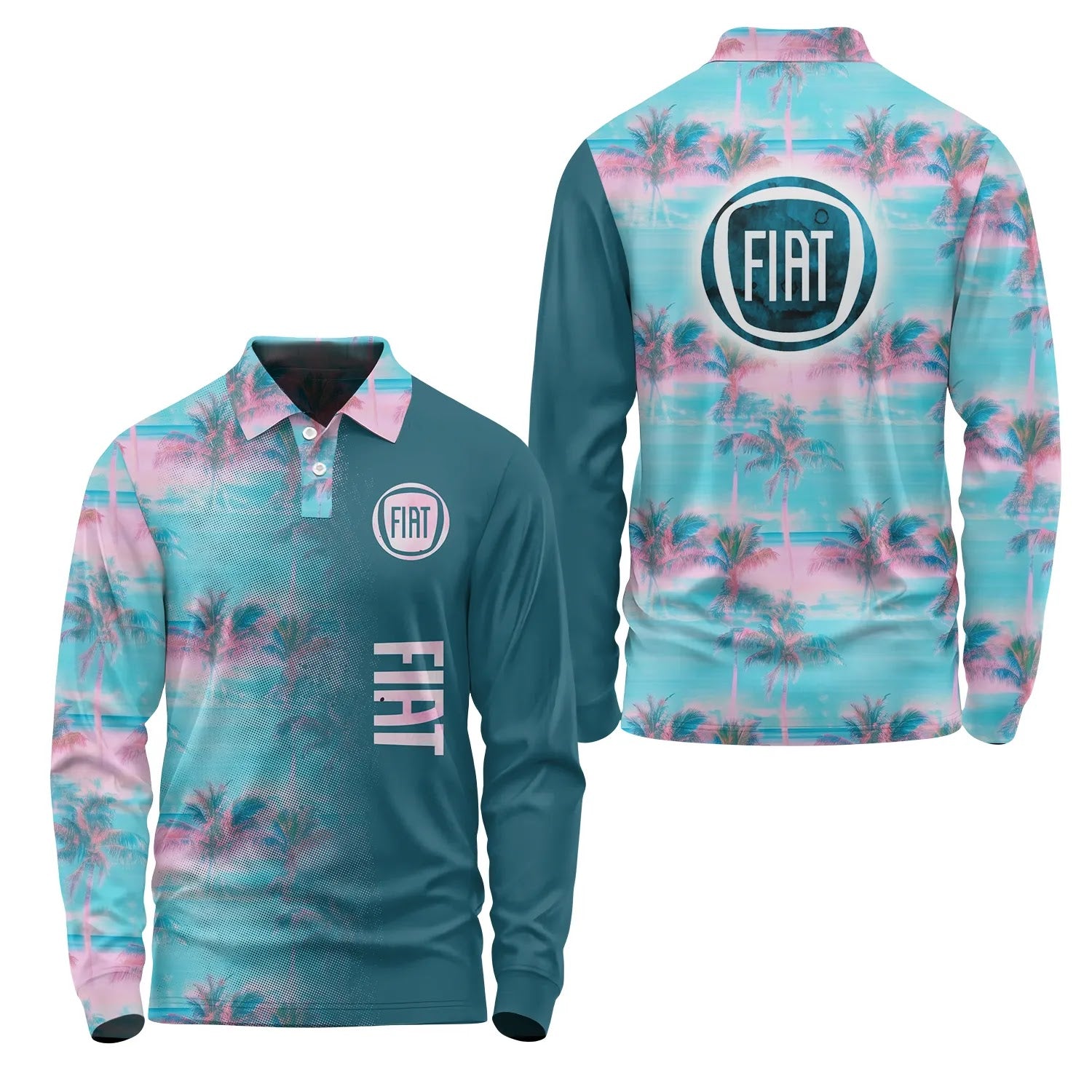 Fiat Long Sleeve Polo SHW058