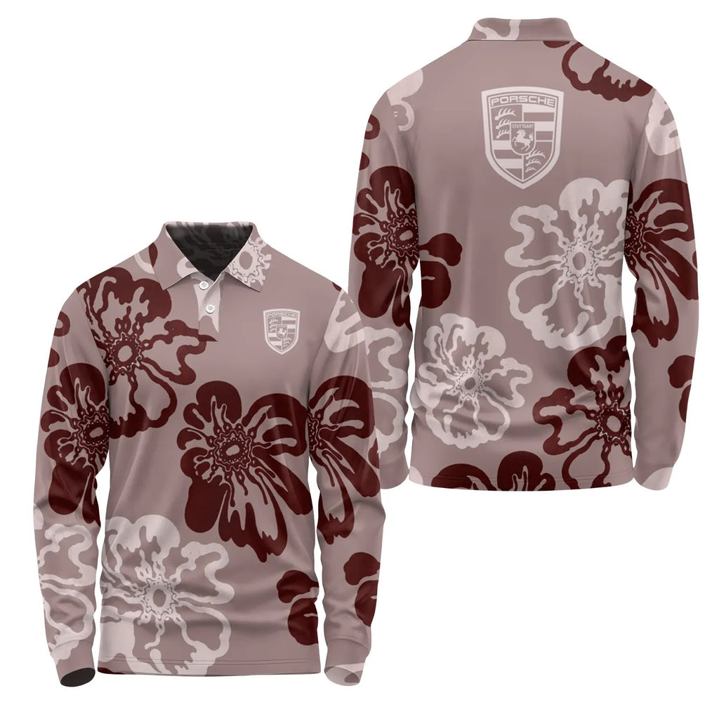 Porsche Long Sleeve Polo SHW073