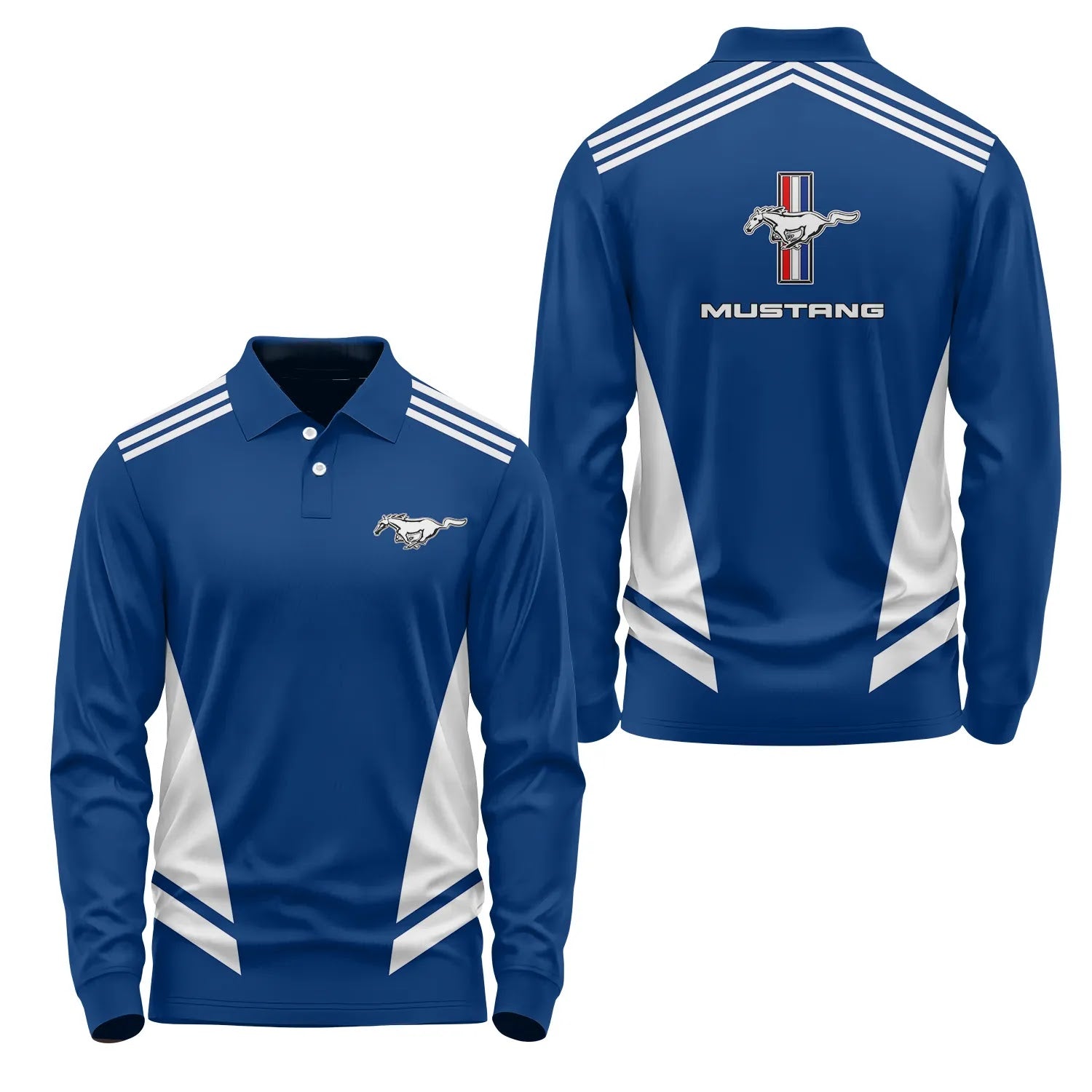 Ford Mustang Long Sleeve Polo SC092