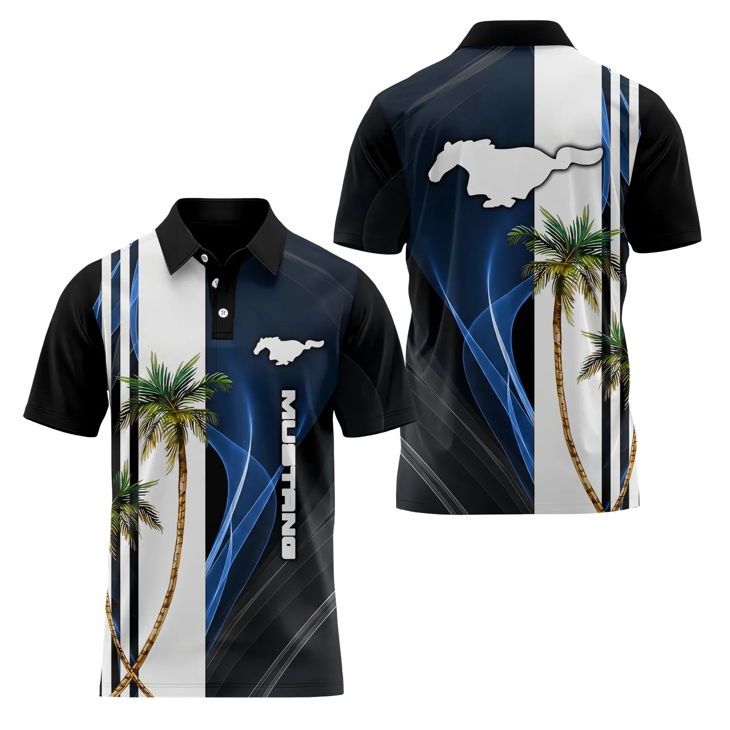 Ford Mustang Short Sleeve Polo SHW036