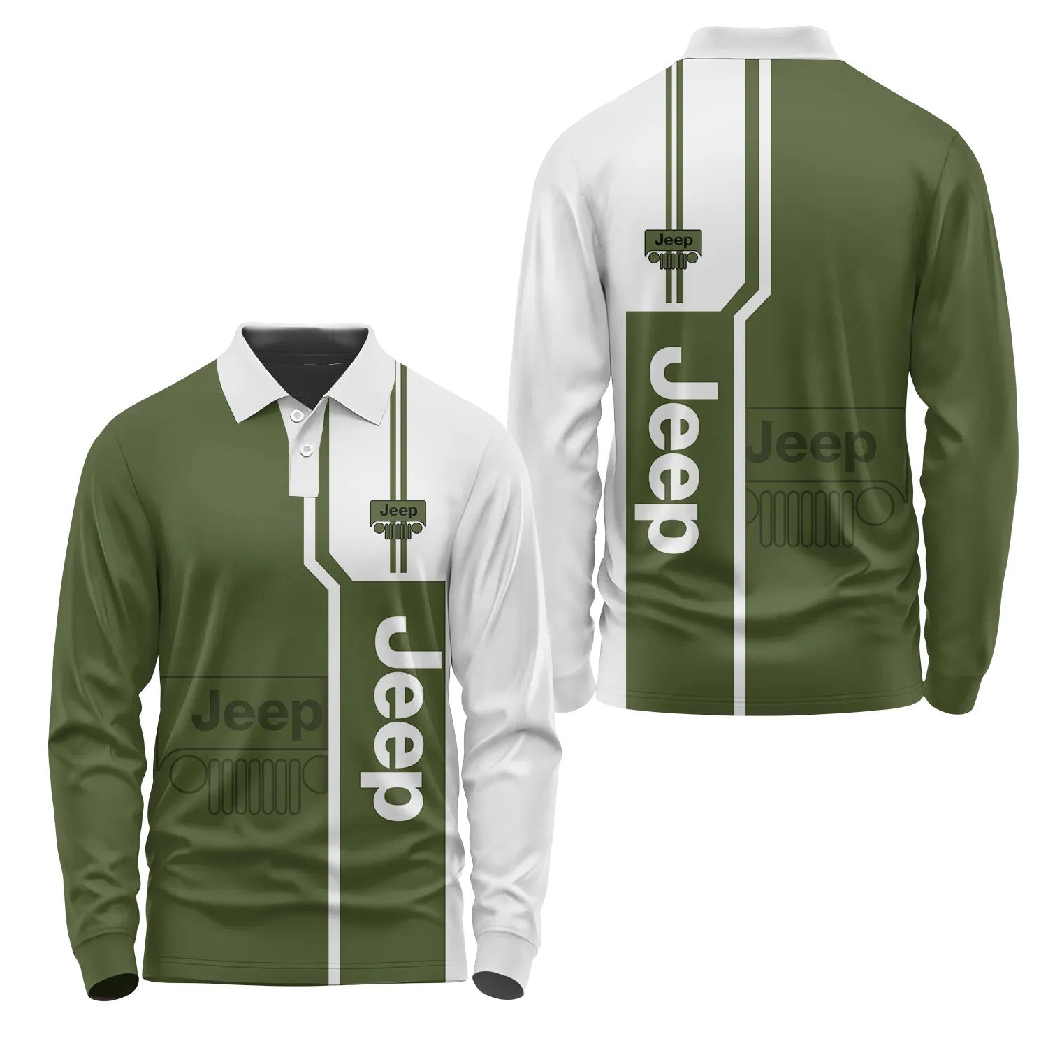 Jeep Long Sleeve Polo SC064