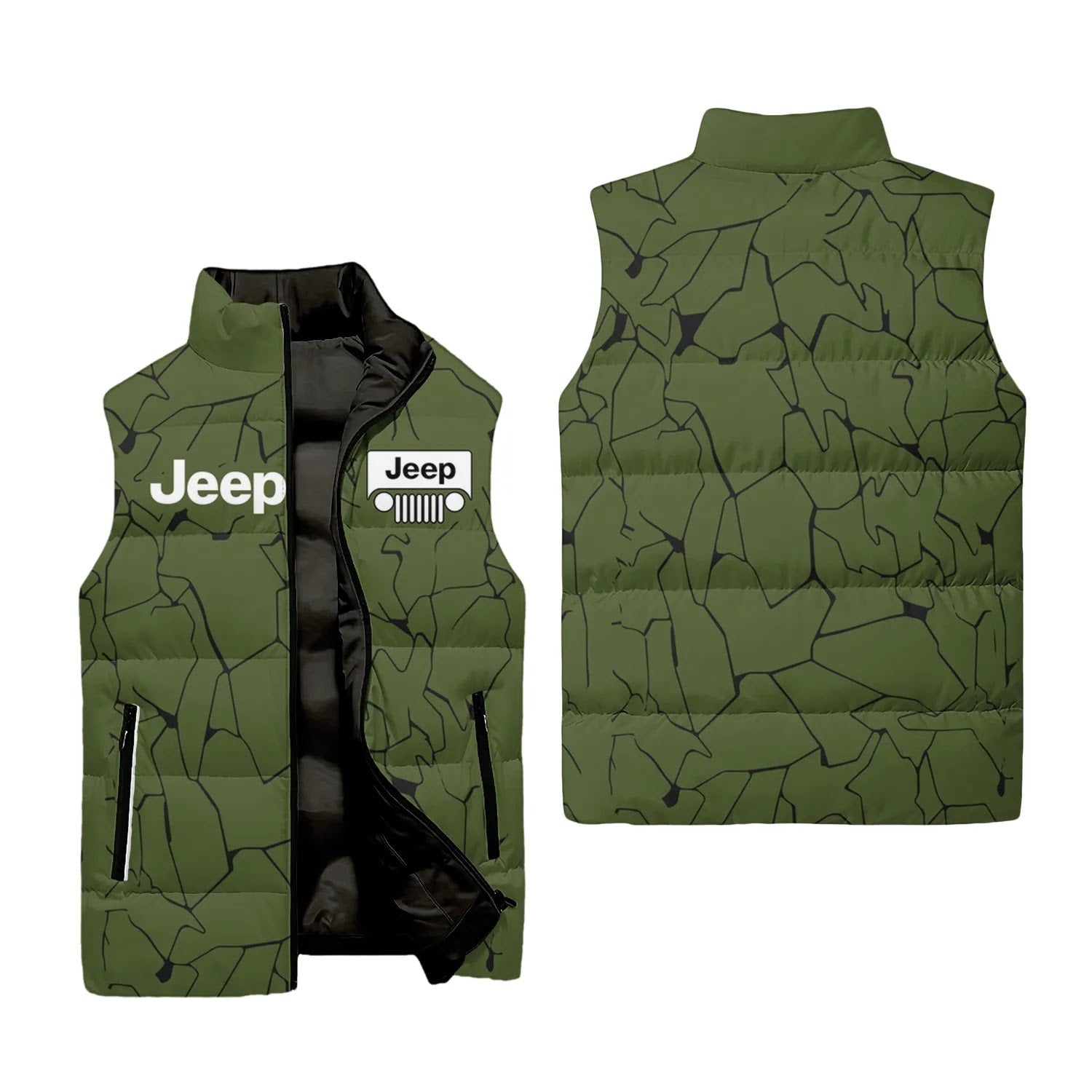 Jeep Sleeveless Puffer Jacket SC103