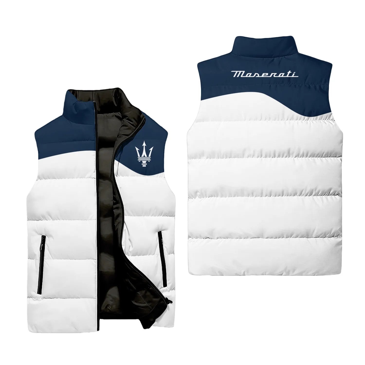 Maserati Sleeveless Puffer Jacket SC110
