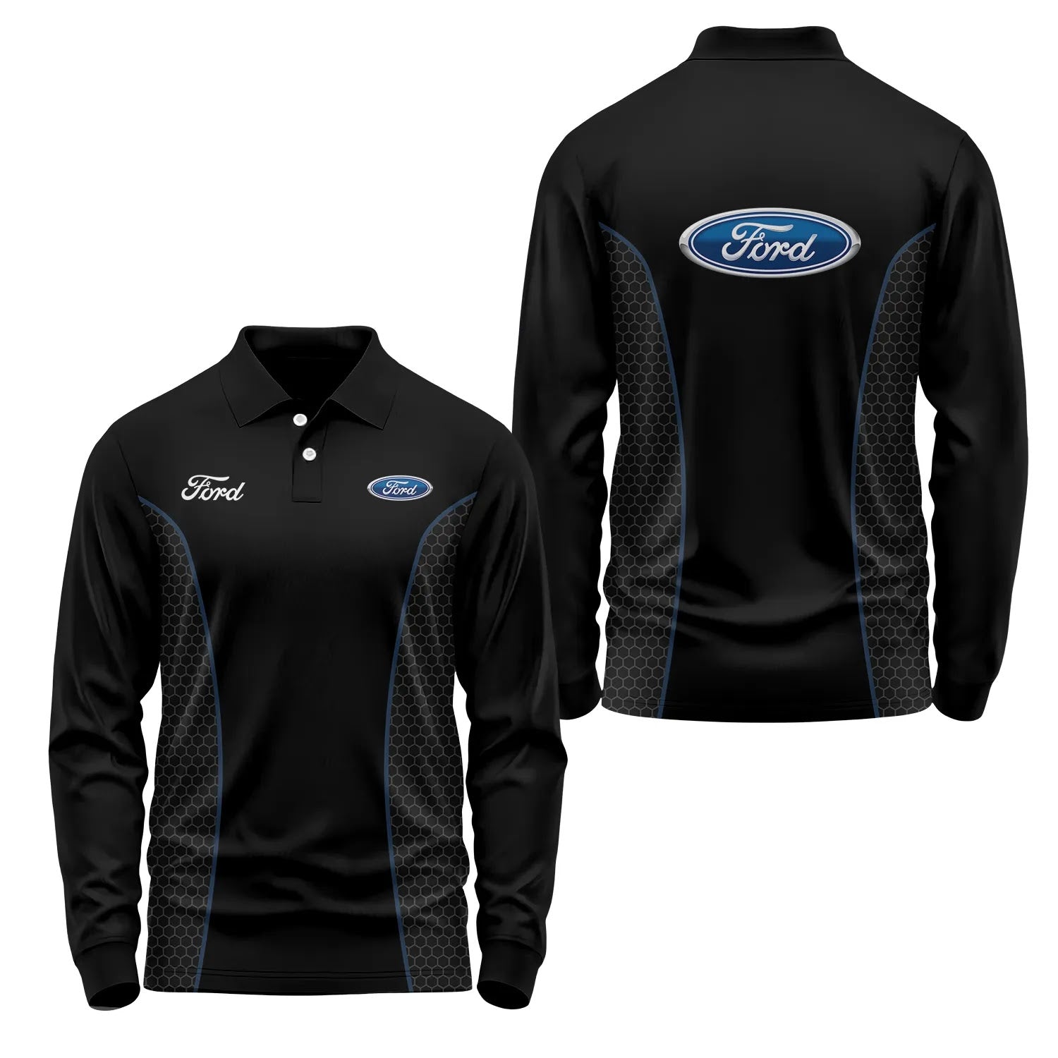 Ford Long Sleeve Polo SC072