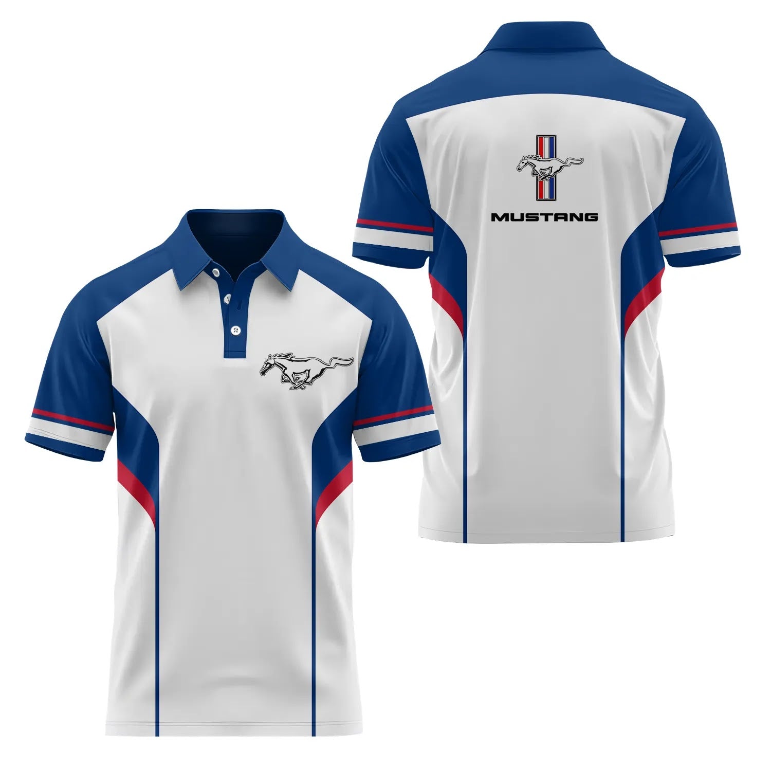 Ford Mustang Short Sleeve Polo SC113