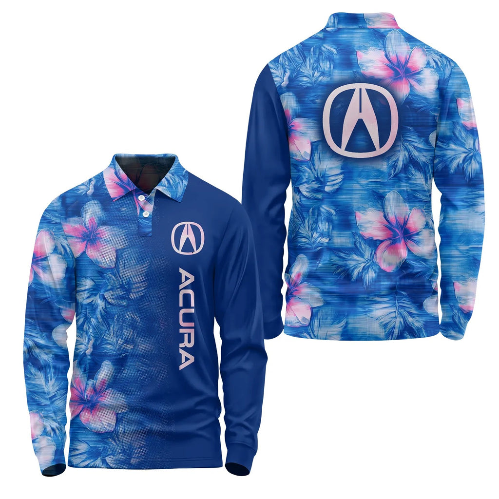 Acura Long Sleeve Polo SHW057
