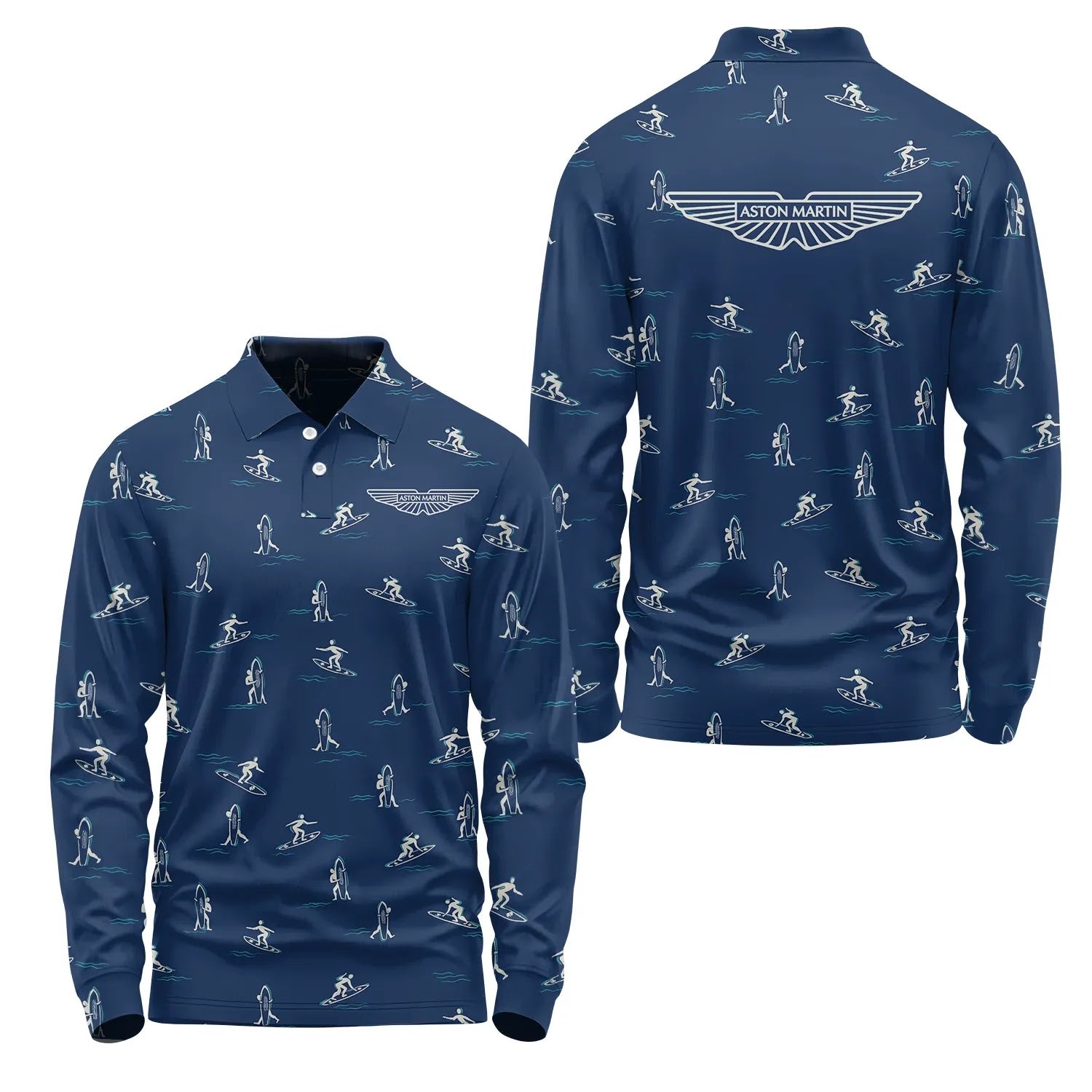 Aston Martin Long Sleeve Polo SHW011