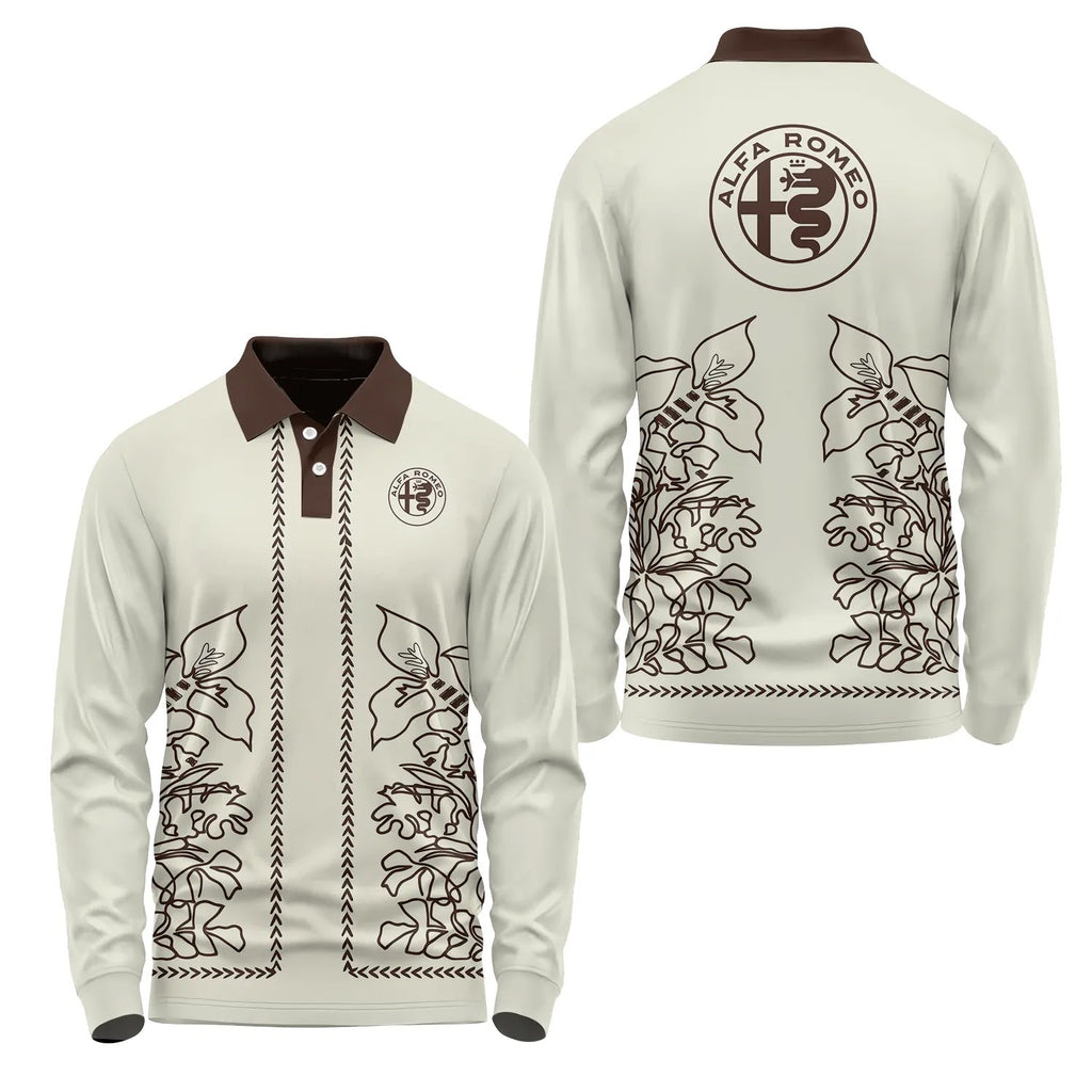 Alfa Romeo Long Sleeve Polo SHW064