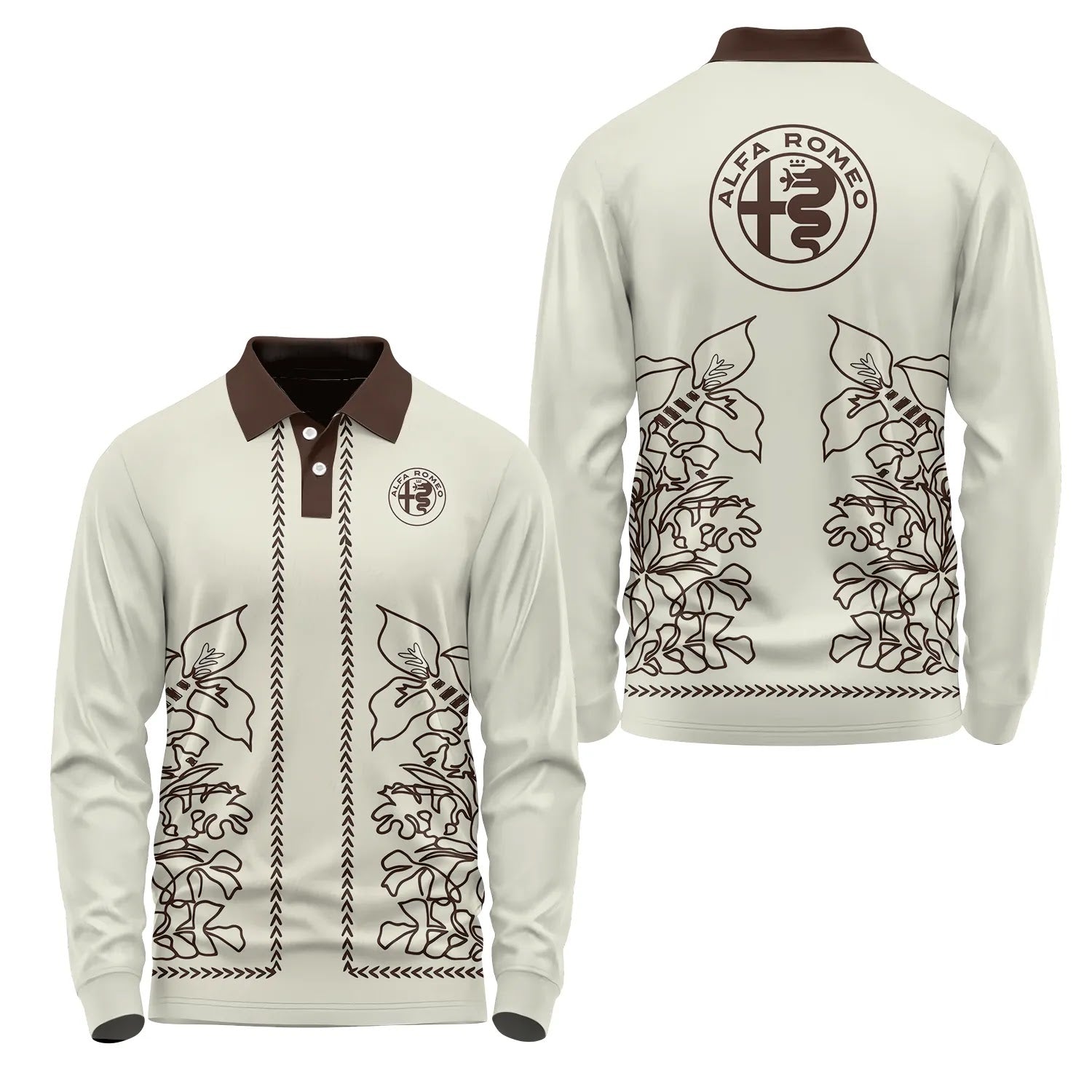 Alfa Romeo Long Sleeve Polo SHW064